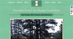 Desktop Screenshot of cherokeecenterforchange.com